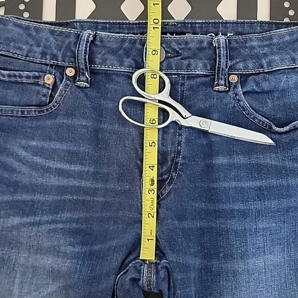 American Eagle Outfitters Mens‎ Slim Straight Blue Denim Jeans 34